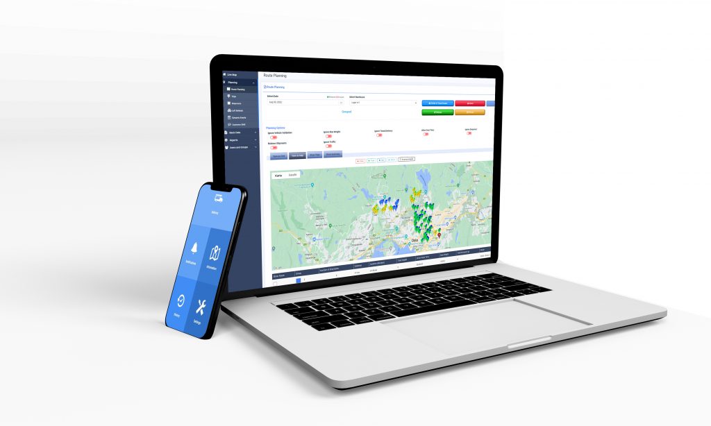 IntelliTrack software for flåtestyring